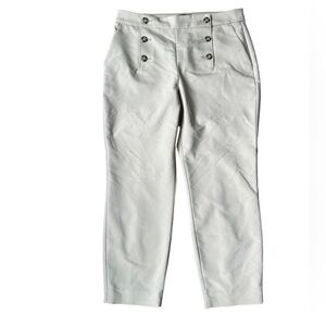 Express‎ Womens Tan Ankle Midrise Sailor Pants Size 8S